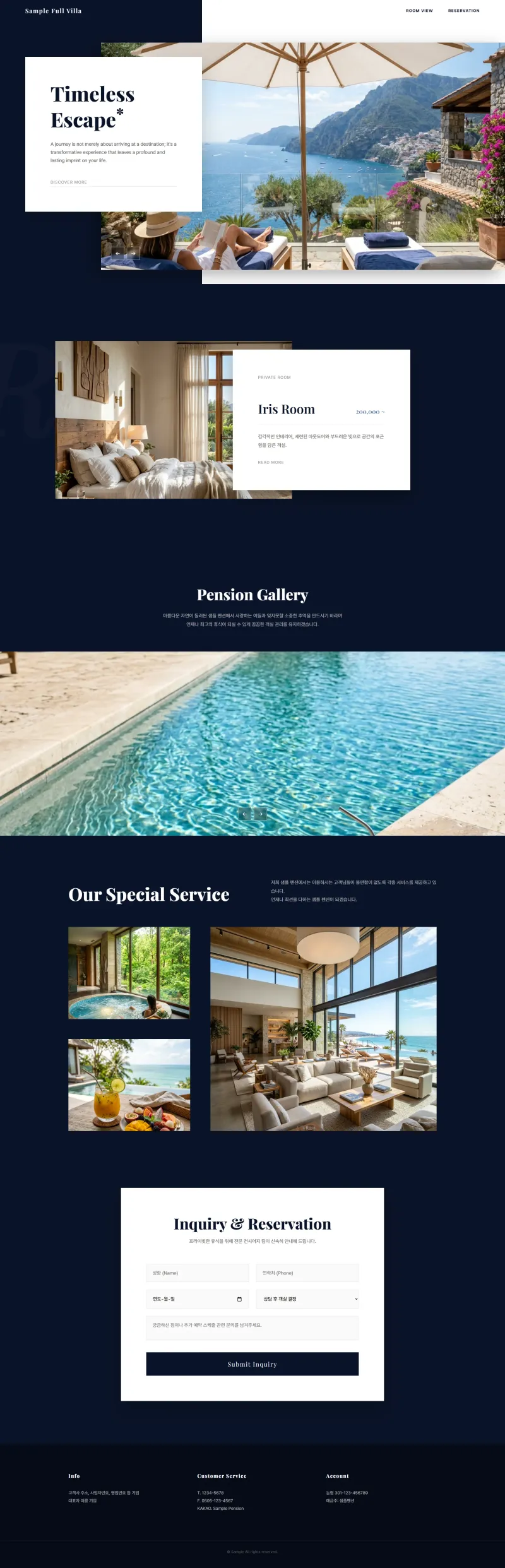 Sample Full Villa