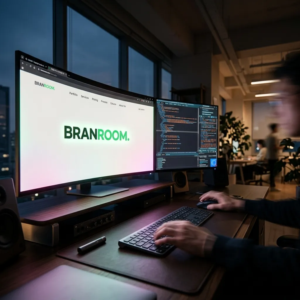BRANROOM expert co-work illustrating our 72-hour fast launch workflow